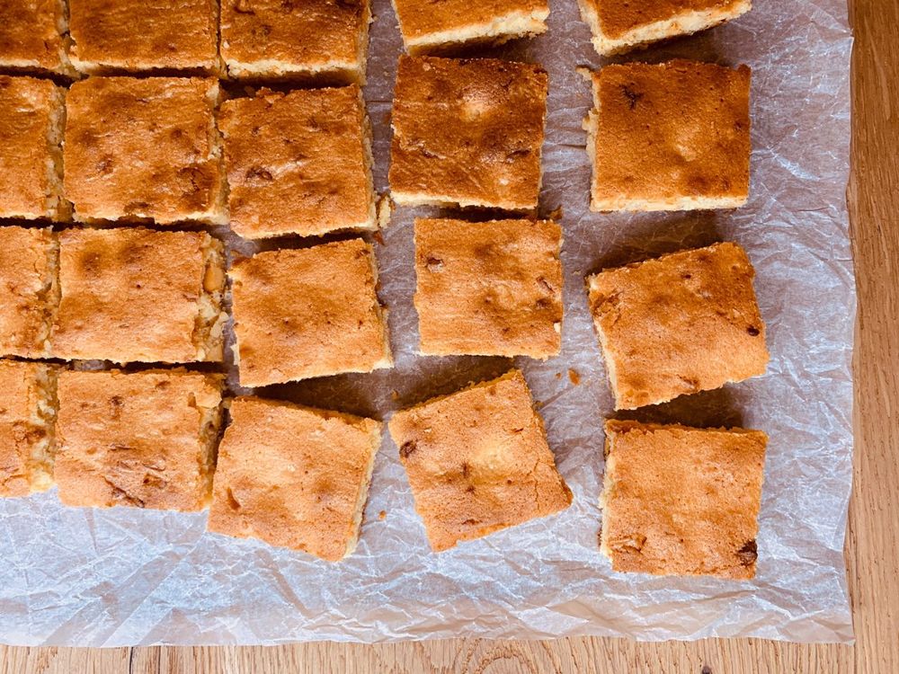Blondies with white chocolate | Cook With ❤
