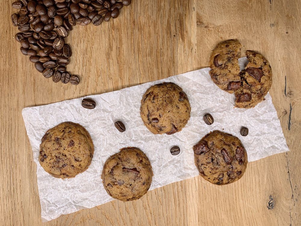 Coffee Chocolate Chip Cookies