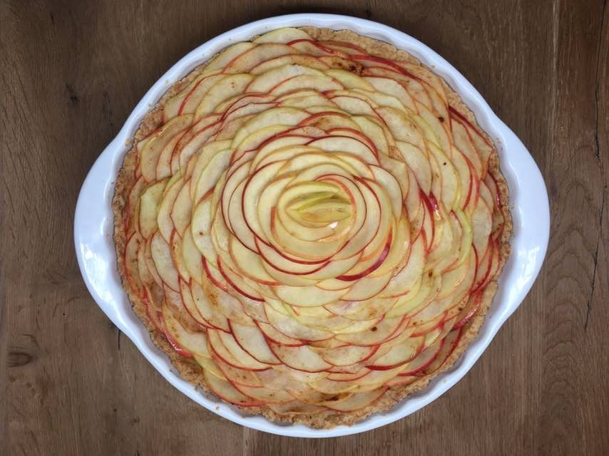 Яблочный пирог «Роза» | Cook With ❤